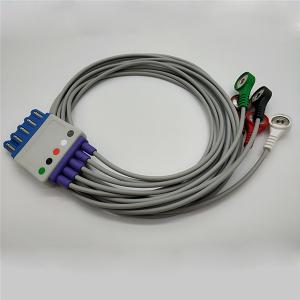 Quality Compatible HP / PH Ecg Leads Medical AHA Standard 6 Months Warranty wholesale
