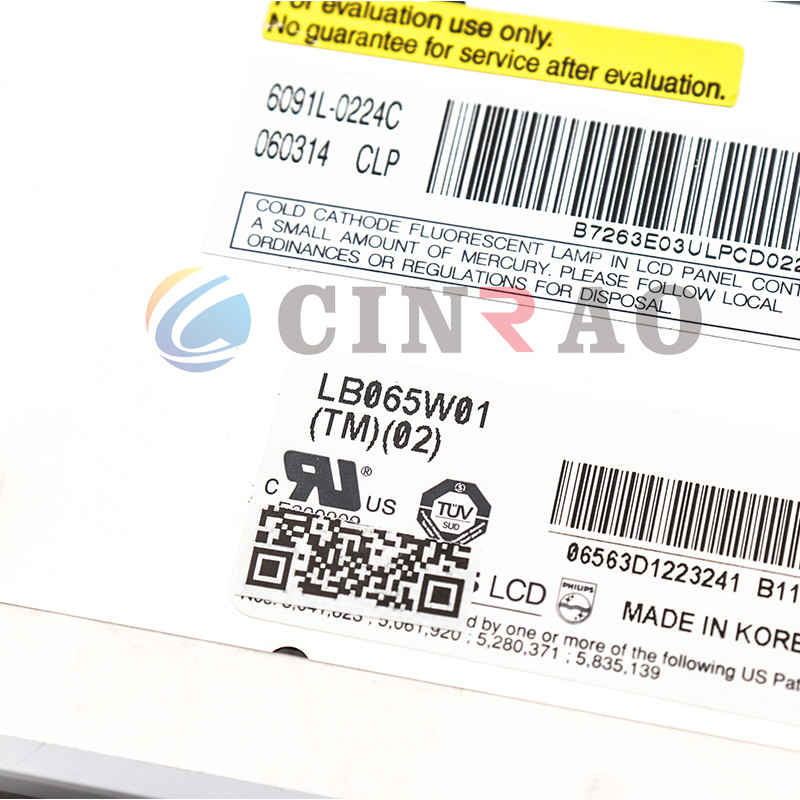 LG 6.5 '' LB065W01-TM02 LB065W01(TM)(02) Gps Lcd Display
