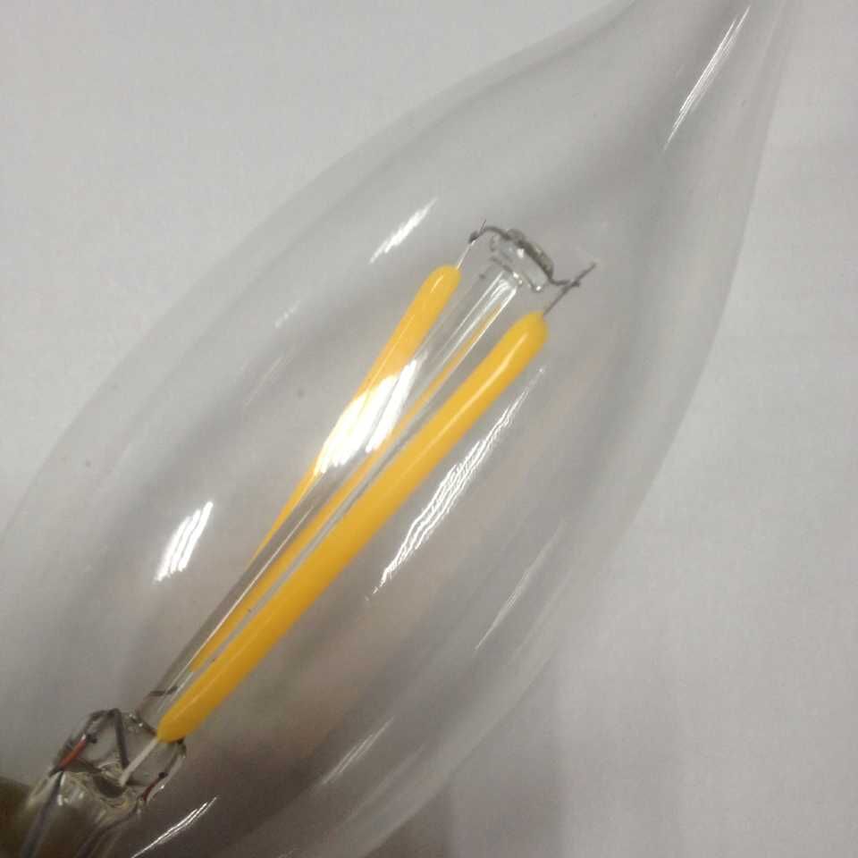 FILAMENT E12 led chandlier light bulbs candle lamp C35 2700K CIR80 2 YEARS WARRATNY UL
