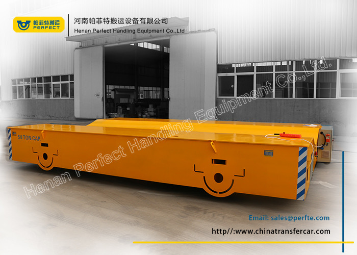 Warehouse Station Use Trackless 300t Battery Powered Transfer Cart