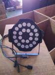 Professional Led Mini Flat Par Light 24pc×18 Led Rgb Par Can Dj Stage Dmx