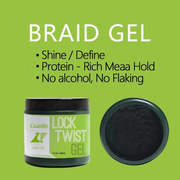 Hair Wholesale Products Edge Control Hold Loc Gel Private Label Custom Glossy
