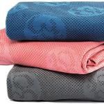 Microfiber Fabric 220gsm Yoga Mat Towels For Hot Yoga