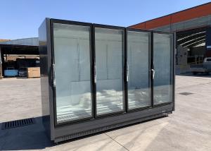 Quality Super Market Remote Four Glass Door Display Freezer Cabinets Multideck wholesale