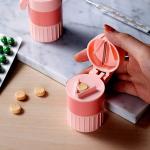 Easy Open Hospital Pill Dispenser Box Tablet Cutter Crusher Box Grind Individual