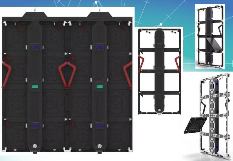 Giant Concert LED Curtain Wall Display Exterior Pitch 4.81mm P4.81 1000x500