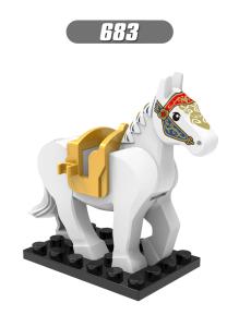 Quality Plastic kids toys compatible with legoinglys action war horse mini figures wholesale