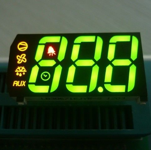 SGS Custom LED Display , Multi color 7 Segment Display for temperature humidity defrost