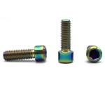 Non Standard Titanium Alloy Screw Hexagonal Cuphead Screws Color Zinc Full