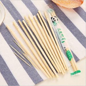 Quality Custom Logo Printed Disposable Bamboo Chopsticks for Restaurant Opp Package wholesale