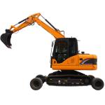 Integrated Wheel Crawler Excavator 10 12 Ton Digger Mini Crawler Excavator