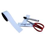 SGS Coloured Custom Magnetic Label Dry Erase PET Film Surface