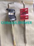 Feeding Industrial Metal Fence Accessories / Chain Link Fence Gate Anchor