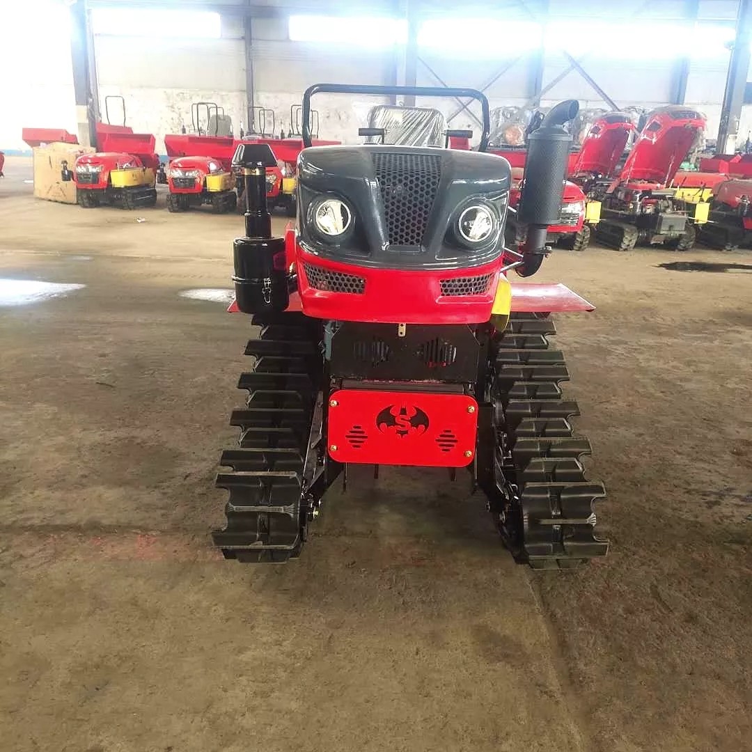 4WD Agricultural Crawler Tractor 25 Hp Mini Tractor With Farming Implements