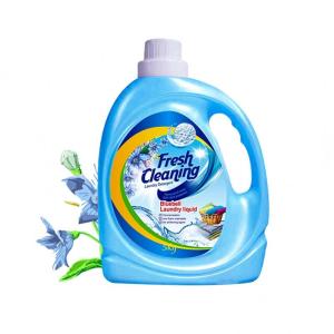 Quality 5 in 1 Liquid Laundry Detergent Stain Odor Remover Fabric Softener Color Brightener 2kg wholesale
