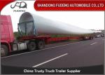 Double Vertical Plate 35T 25M Q345B Cargo Extension Trailer