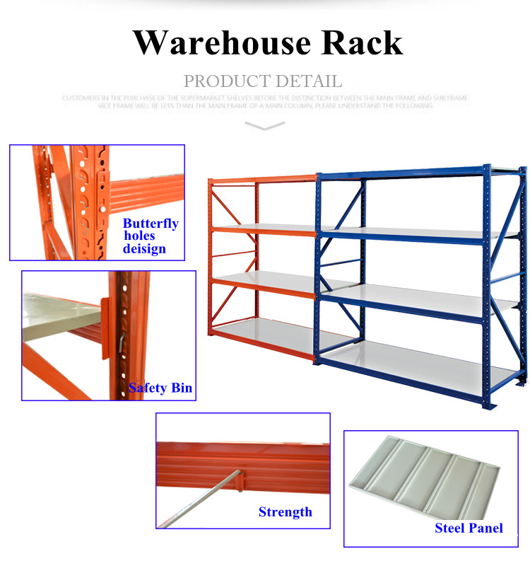 Steel Q235 Medium Duty Tire Storage Rack 2Mx0.6Mx2M Size Blue Colour 3 Levels