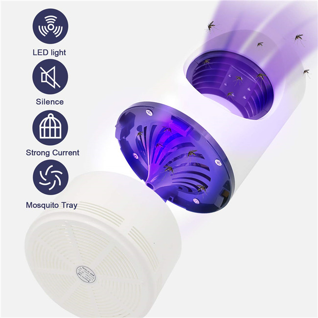 Electronic Mosquito Killer NonChemical USB LED Powered Insect Killer Non-Radiative Mosquito trap for indoor living room