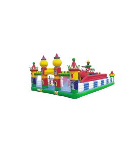 Quality Children Fun Park Large Inflatable Castle Jumping Sliding wholesale