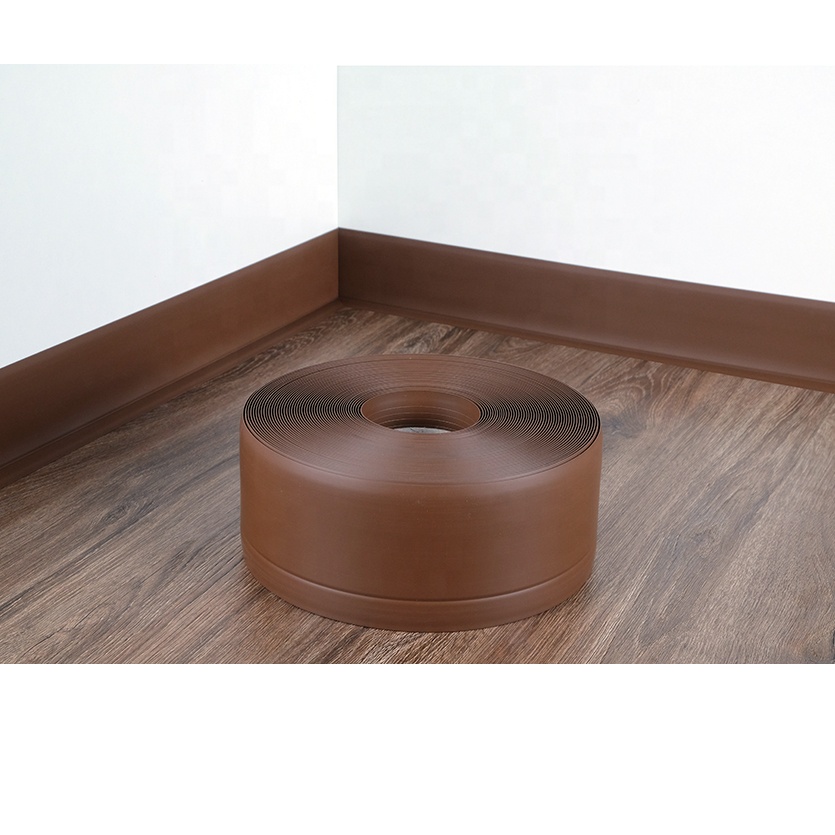4" to 6" Flexible PVC Wall Baseboard Trim with Payment Term of 30% Deposit 70% Balance