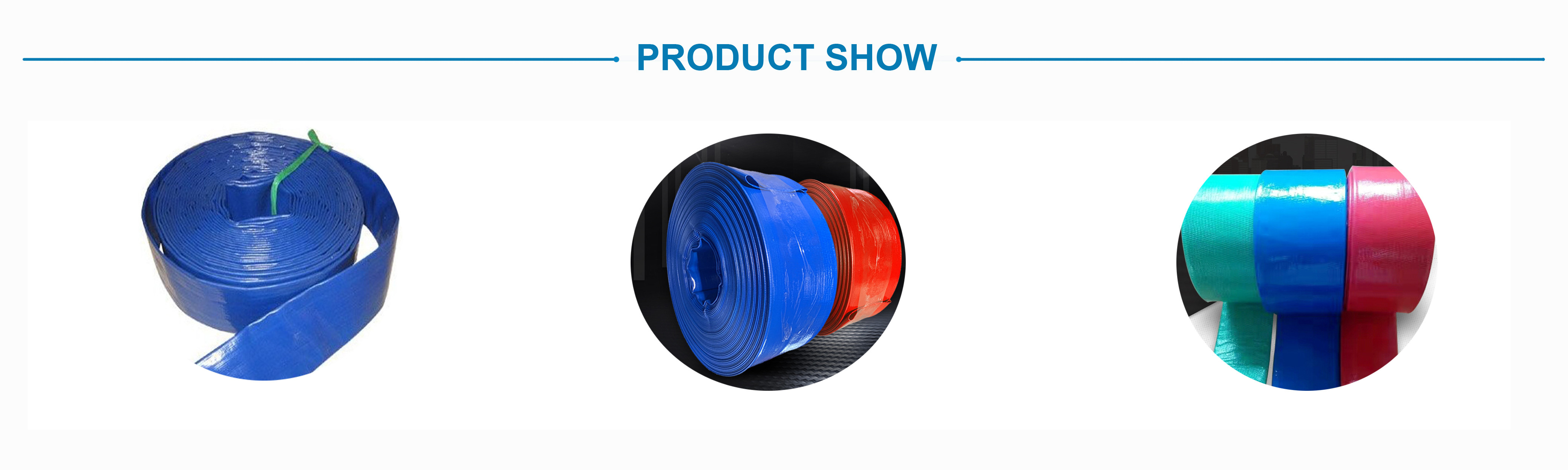 PVC Lay Flat Hose Plastic Irrigation Hose Making Machine Production Line
