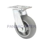 6 Inch Heavy Duty Wheels Round Thermoplastic Rubber Nonmarking Swivel Caster