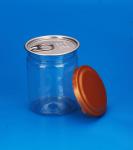 Lightweight Clear Plastic Boxes With Lids Round Shape Food Grade Material