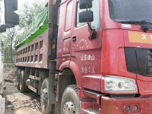 Quality Sinotruk Howo 8x4 12 Tires Sand Transport Used Dump Tipper Truck For Sale wholesale