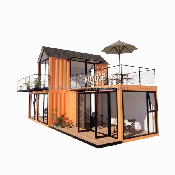 Outdoor Application Prefabricated Steel Restaurant Container Store with Modern
