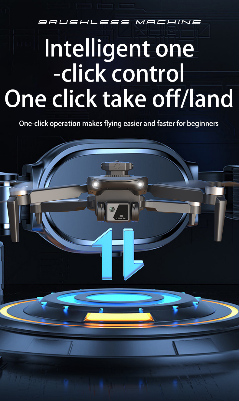Mini Drone with 1080P Video Recording Camera 12 Minutes Flying Time 100 Meters Flying Distance Profissional FPV RC Drone