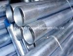 hot galvanized mild steel pipe weight