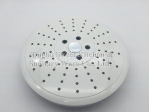 Quality ABS plastic material round shape chrome plating shower head overhead shower top shower rain shower set wholesale