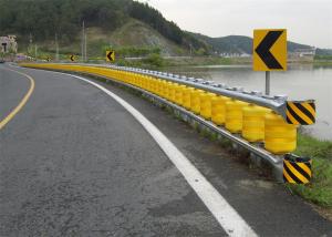 Quality Traffic Safety Highway Steel Roller Guardrail Barrier Galvanized wholesale