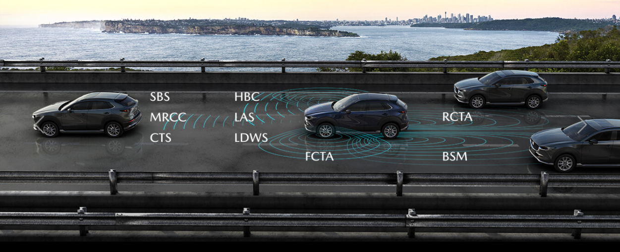 450 km Range Mazda CX 30 EV Electric Vehicle Car in White/Blue/Red/Platinum Steel Gray/Extreme Gray with from Mazda
