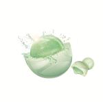 Peach Menthol Flavor Center Filled Energy Mints With Candy Shape OEM Factory