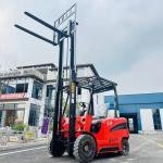 Side Lift 3-6 Meters 2t Electric Forklift Truck For Food Shop And Warehouse