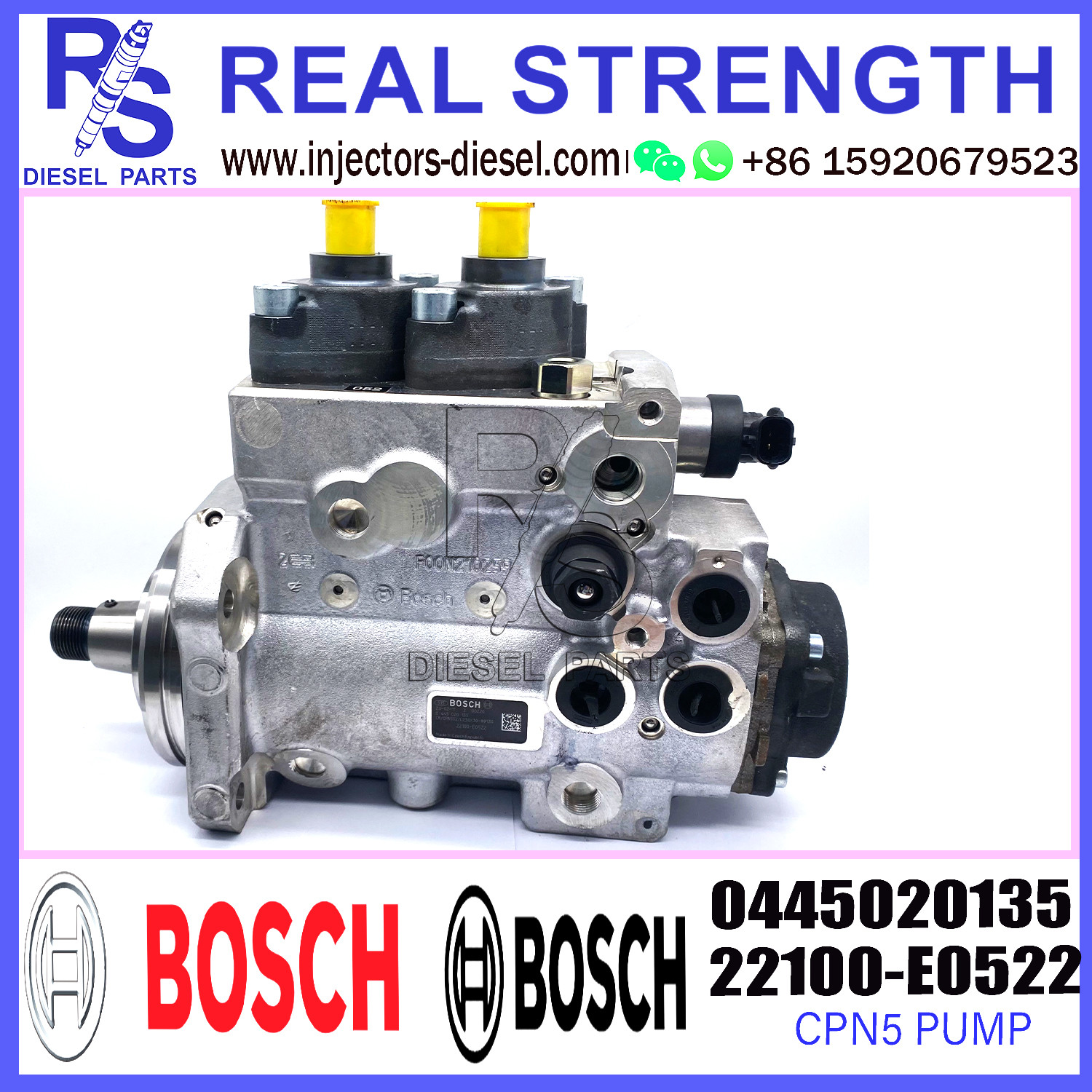 0445020135 DIESEL CP5 ENGINE FUEL PUMP 22100-E0522 BOSCH PUMP