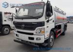 Foton Oil Tank Truck 4*2 Fuel Tank Truck 138 HP carbon steel Tanker Truck