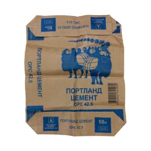 Quality 80GSM Empty PP Cement Bags Woven 50KG Valve Cement Bag Square Top With Valve wholesale