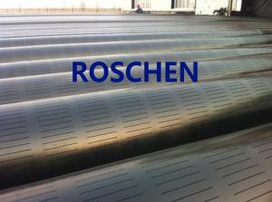Quality Slotted Pipe , Carbon Steel Tube , Oil Screen Tube Control Sand Coring Drilling wholesale