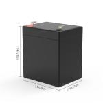 Grade A 12V 5Ah Lifepo4 Leisure Battery 5000 Cycle Life AGV Lithium Battery