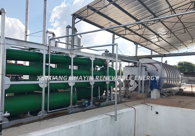 Easy Operation Used Tyre Pyrolysis Oil Plant Recycling Tire Pyrolysis Machine