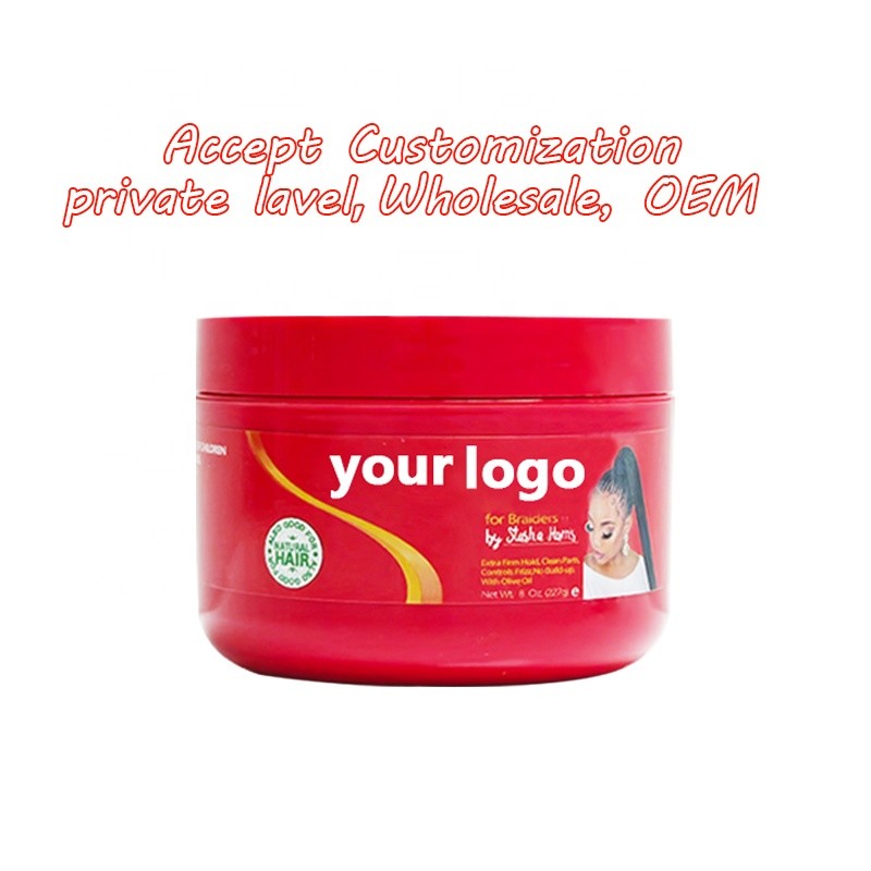 8oz Red Shine Jam Special For Salon And Beauty Salon Strong Hold Alcohol Free Braid No Flake Natural Hair Styles Styling Gel