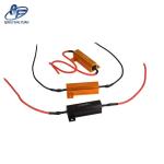 50W 6 Ohm J LED Load Resistors , Golden Yellow Resistor For LED Light