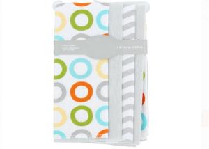 Quality Yellow Baby Burping Towels Infant Burp Cloths Unisex No Pilling 4 Pack wholesale