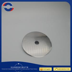 Quality HRA90 Paper Slitter Blade 100X15X0.3 Tungsten Carbide Circular Blade wholesale