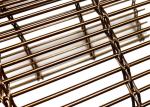 Rose Golden Flexible Cable Wire Stainless Steel Architectural Mesh For Facade