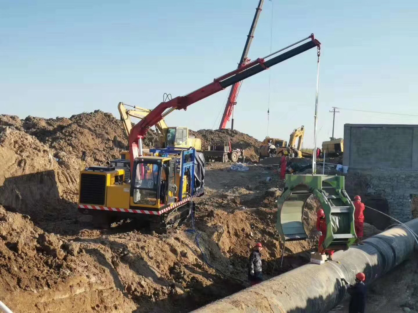 Medium Frequency Heating Tractor Paywelder for Fast Pipeline Construction