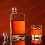 Whisky Guitar Shaped Glass Bottle With Healthy Lead Free Glass Material