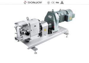 Quality SS316L stainless steel TUL-20 rotary lobe pump for regulating syrup candy chocolate pharmacy wholesale
